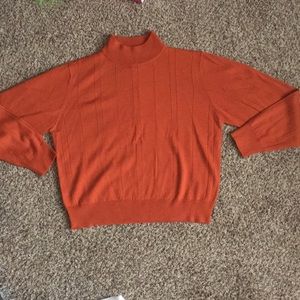 Light orange/mustard turtle neck sweater!